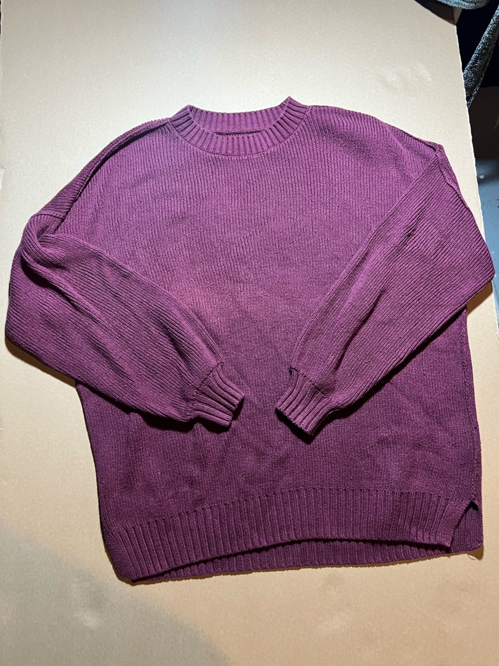 Hollister Plum Crewneck Sweater